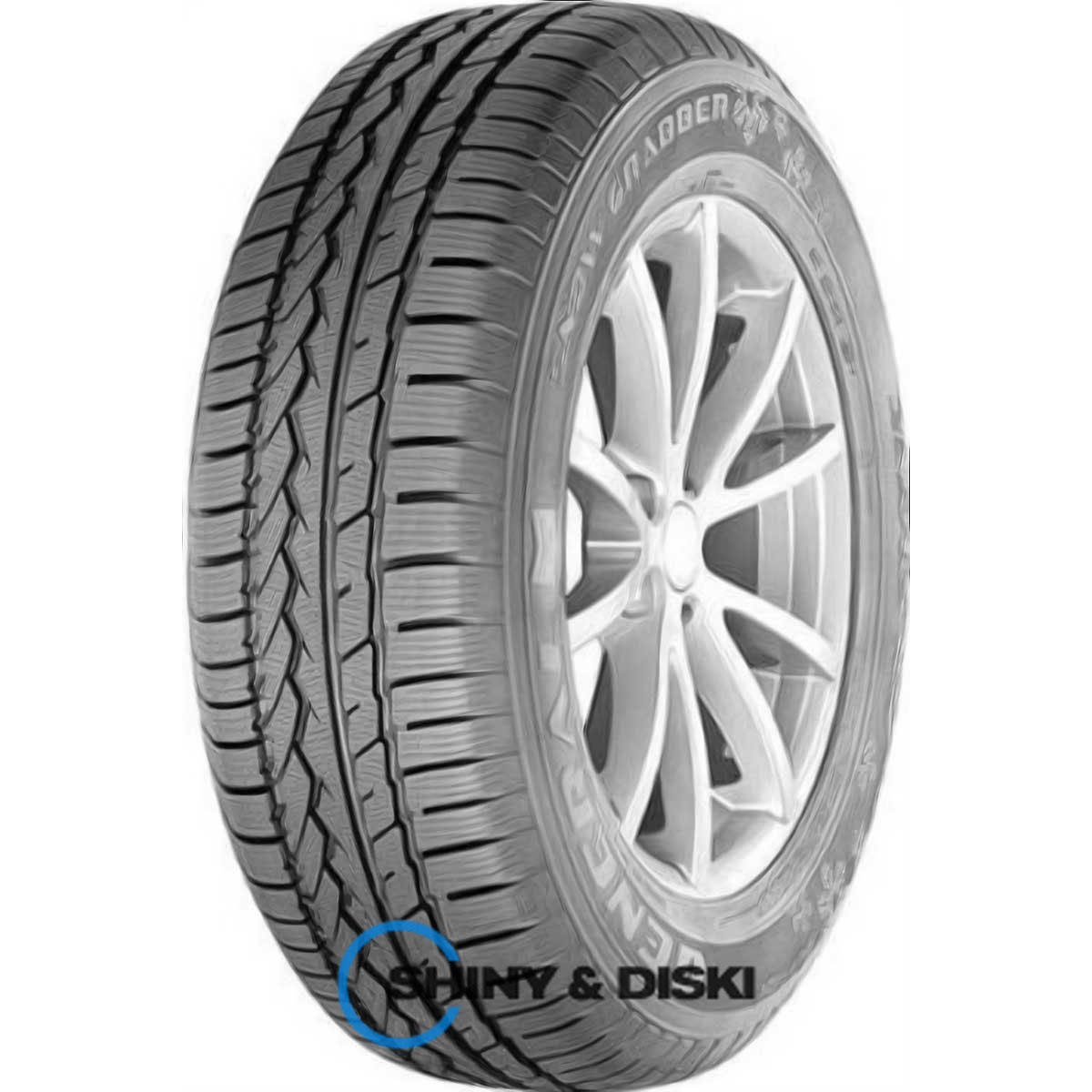 general tire snow grabber 205/70 r15 96t (шип)