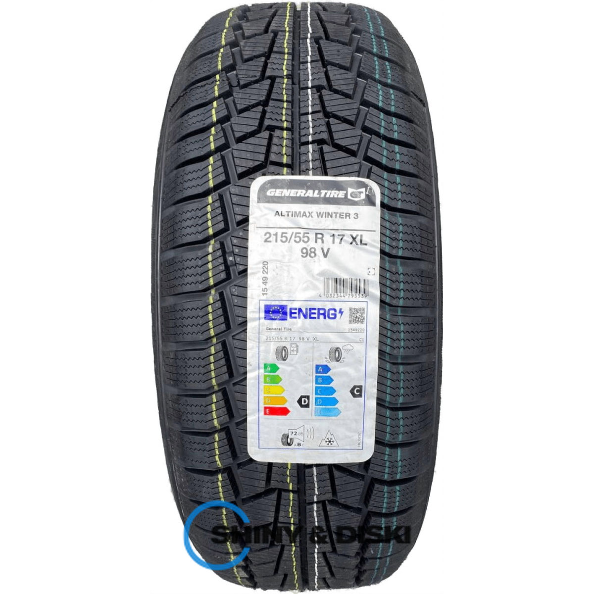 покрышки general tire altimax winter 3 225/50 r17 98v