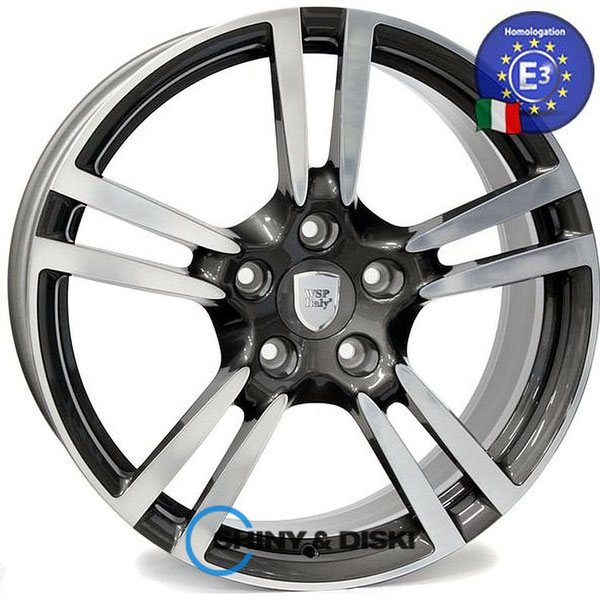 Купить диски WSP Italy Porsche (W1054) Saturn Anthracite Polished R19 W11 PCD5x130 ET51 DIA71.6