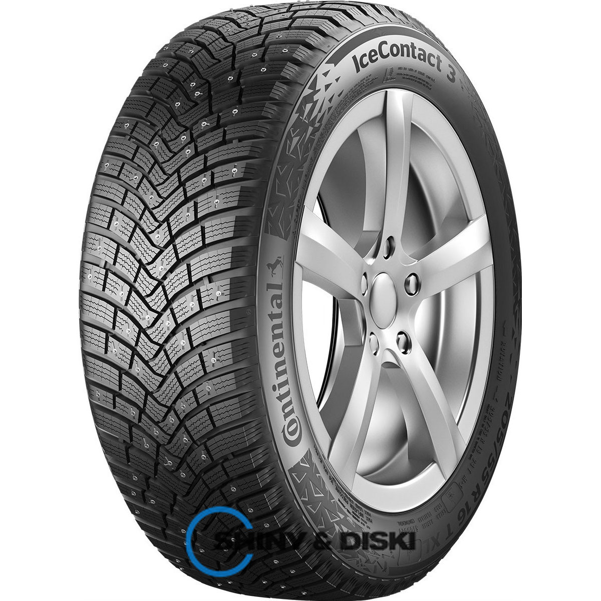 continental icecontact 3 225/45 r19 96t xl (шип)