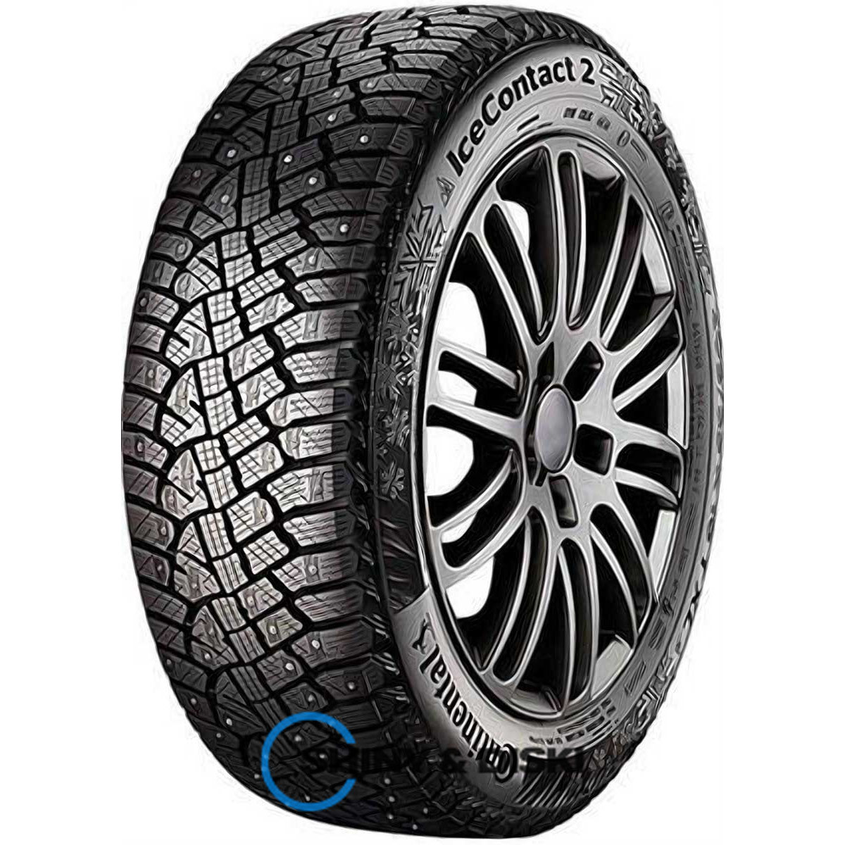 continental icecontact 2 155/65 r14 75t (шип)