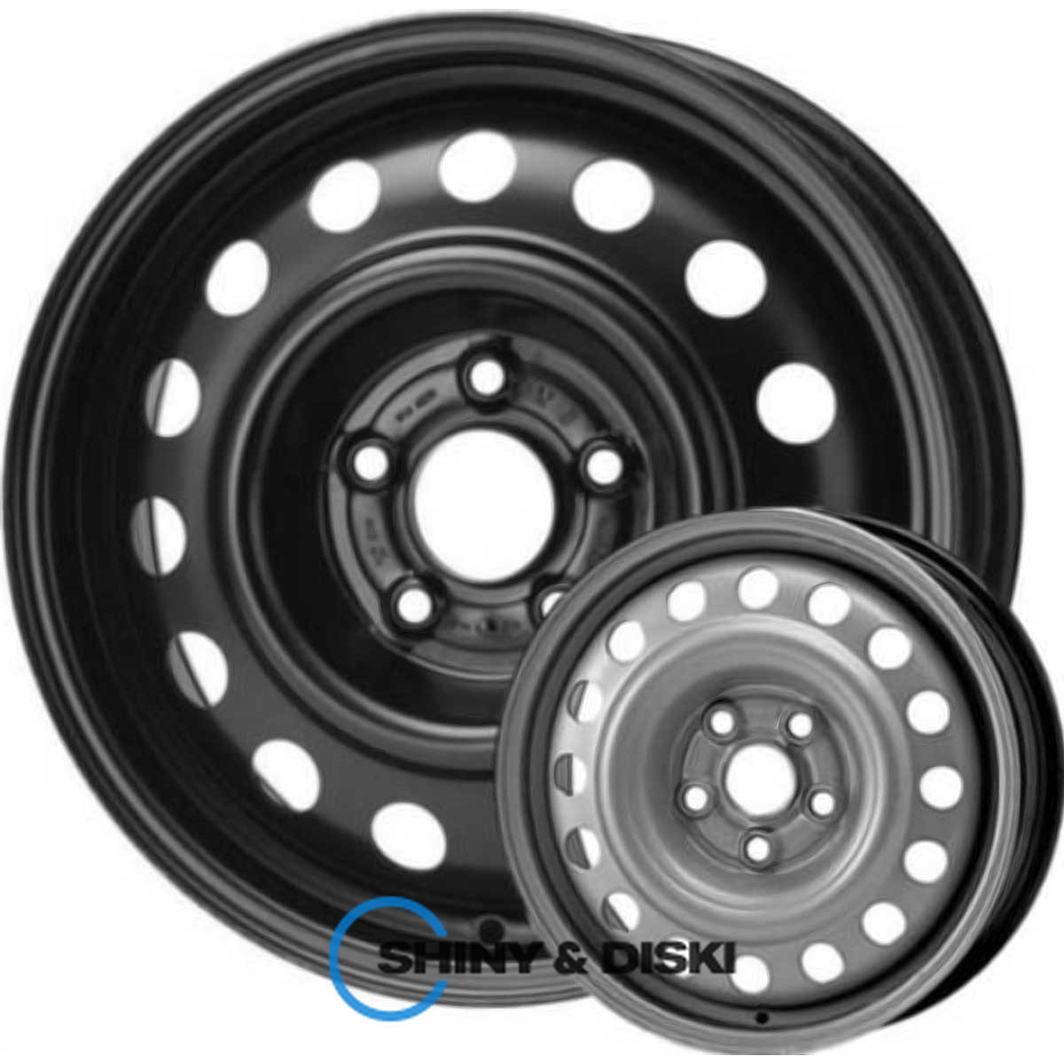 steel wheels kap b r15 w6 pcd5x108 et52.5 dia63.4