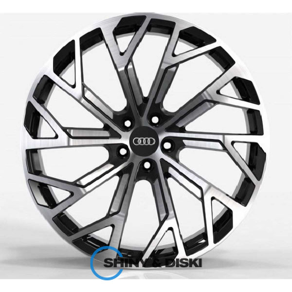 Купити диски Replica Forged A2193 Gloss Black With Dark Machined Face R20 W9 PCD5x112 ET37 DIA 66.5