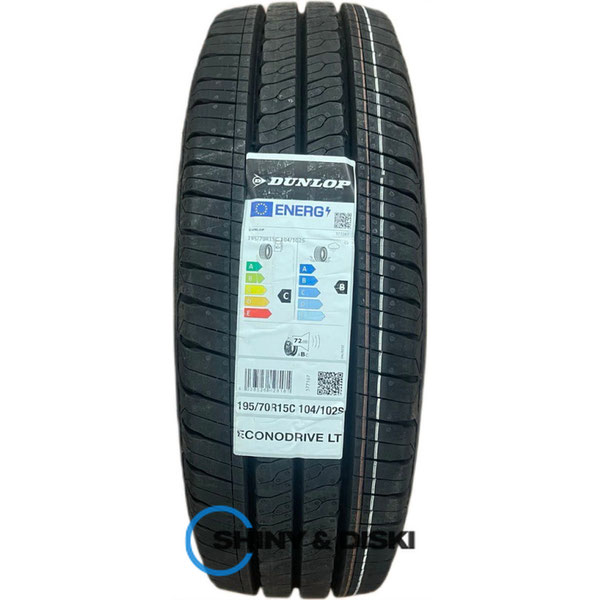 Купить шины Dunlop Econodrive LT 195/70 R15C 104/102S