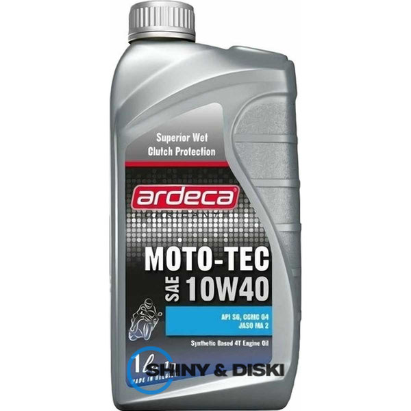 Купити мастило Ardeca 4T Moto-Tec 5W-50 (1л)