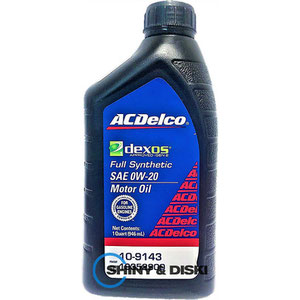 ACDelco Dexos1 Full Synthetic 0W-20 (0.946 л)