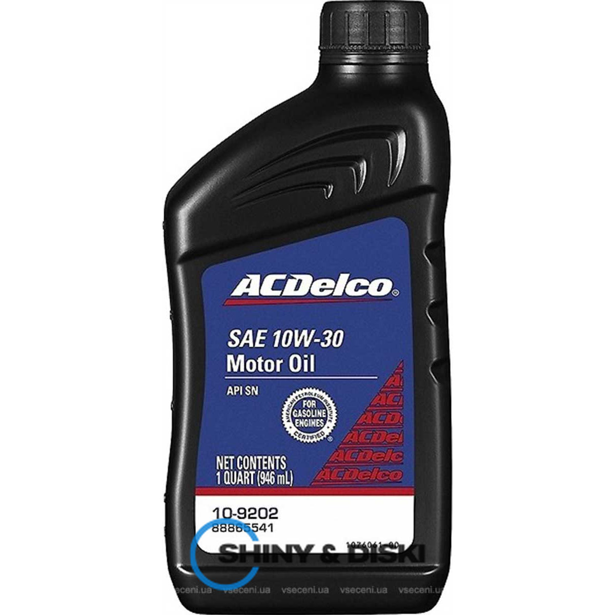 acdelco motor oil 10w-30 (0.946 л)