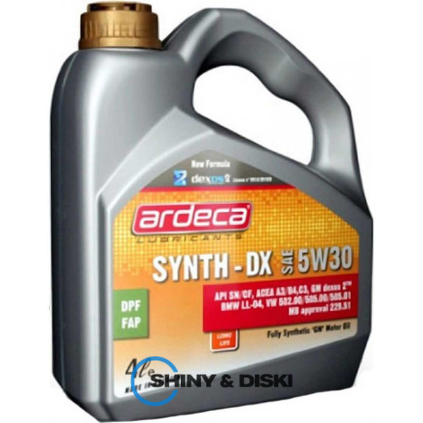 Купити мастило Ardeca SYNTH-DX 5W-30 (4л)