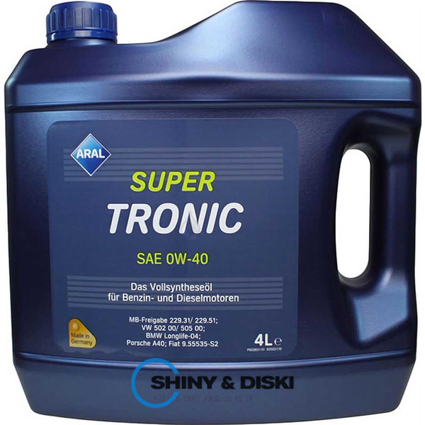 Купить масло Aral SuperTronic 0W-40 (4л)