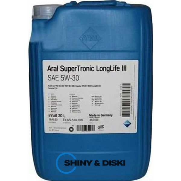 Купить масло Aral SuperTronic LongLife III 5W-30 (20л)