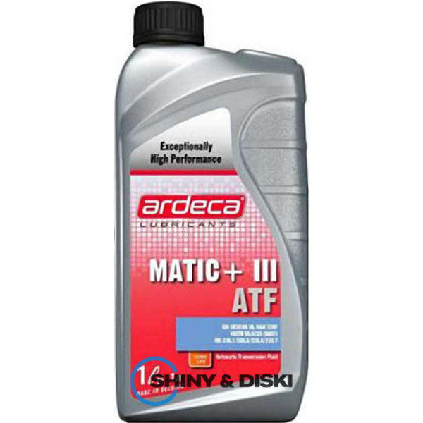 Купить масло Ardeca Matic + III ATF (1л)