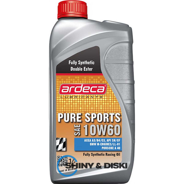 Купити мастило Ardeca Pure Sports 10W-60 (1л)