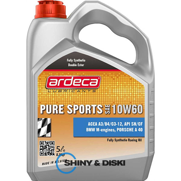 Купити мастило Ardeca Pure Sports 10W-60 (4л)