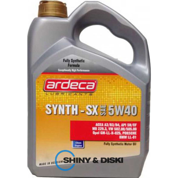 Купити мастило Ardeca SYNTH-SX 5W-40 (4л)