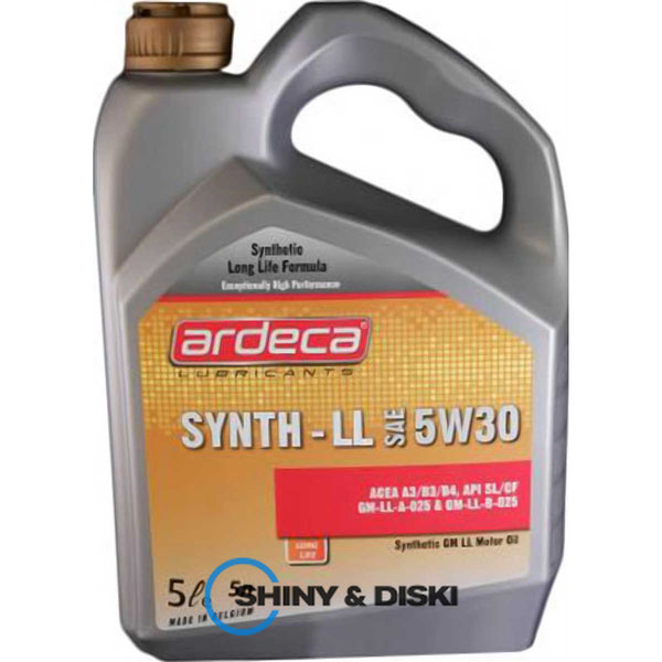 Купити мастило Ardeca Synth-LL 5W-30 (5л)