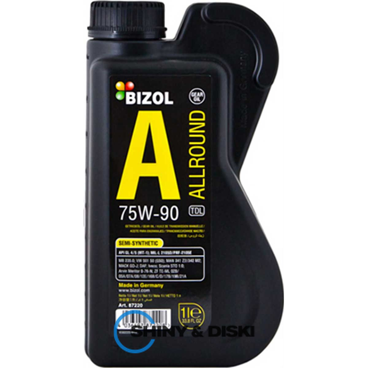 bizol allround gear oil tdl 75w-90 (1л)