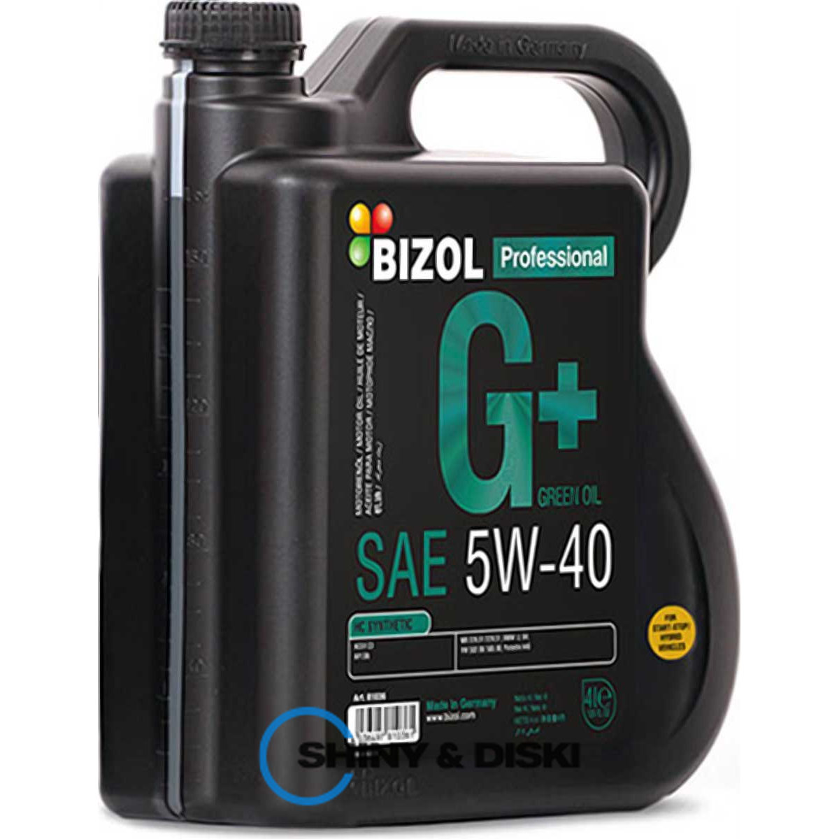 bizol green oil+ 5w-40 (4л)