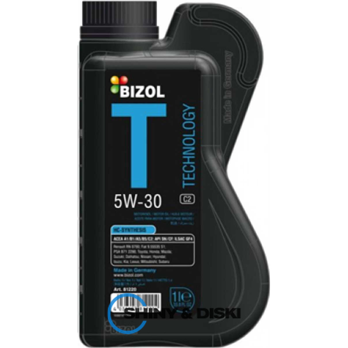 bizol technology c2 5w-30 (1л)