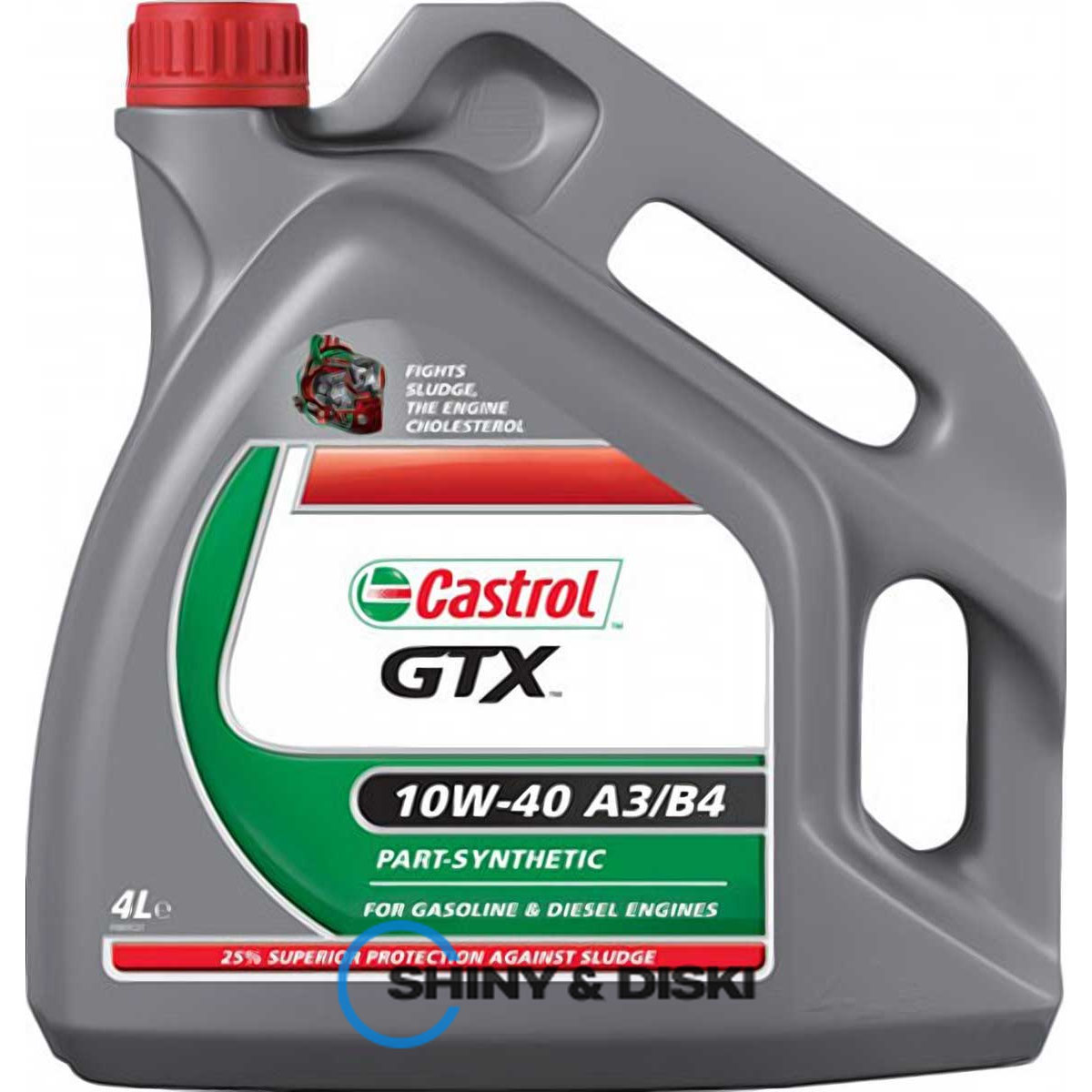castrol gtx 10w-40 a3/b4 (4л)
