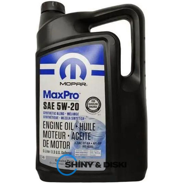 Купить масло Mopar MaxPro 5W-20 (5л)