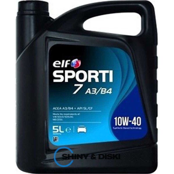 Купити мастило ELF Sporti 7 10W-40 A3/B4 (5л)