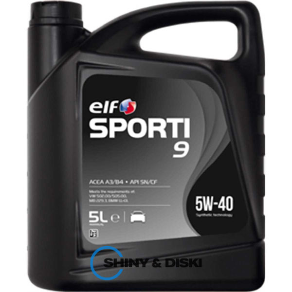 Купити мастило ELF Sporti 9 5W-40 (5л)
