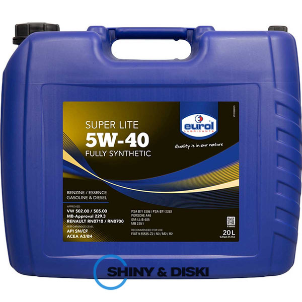 Купити мастило Eurol Super Lite 5W-40 (20л)