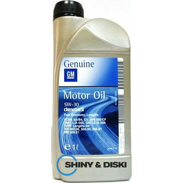 Купить масло General Motors Dexos2 5W-30 (1л)