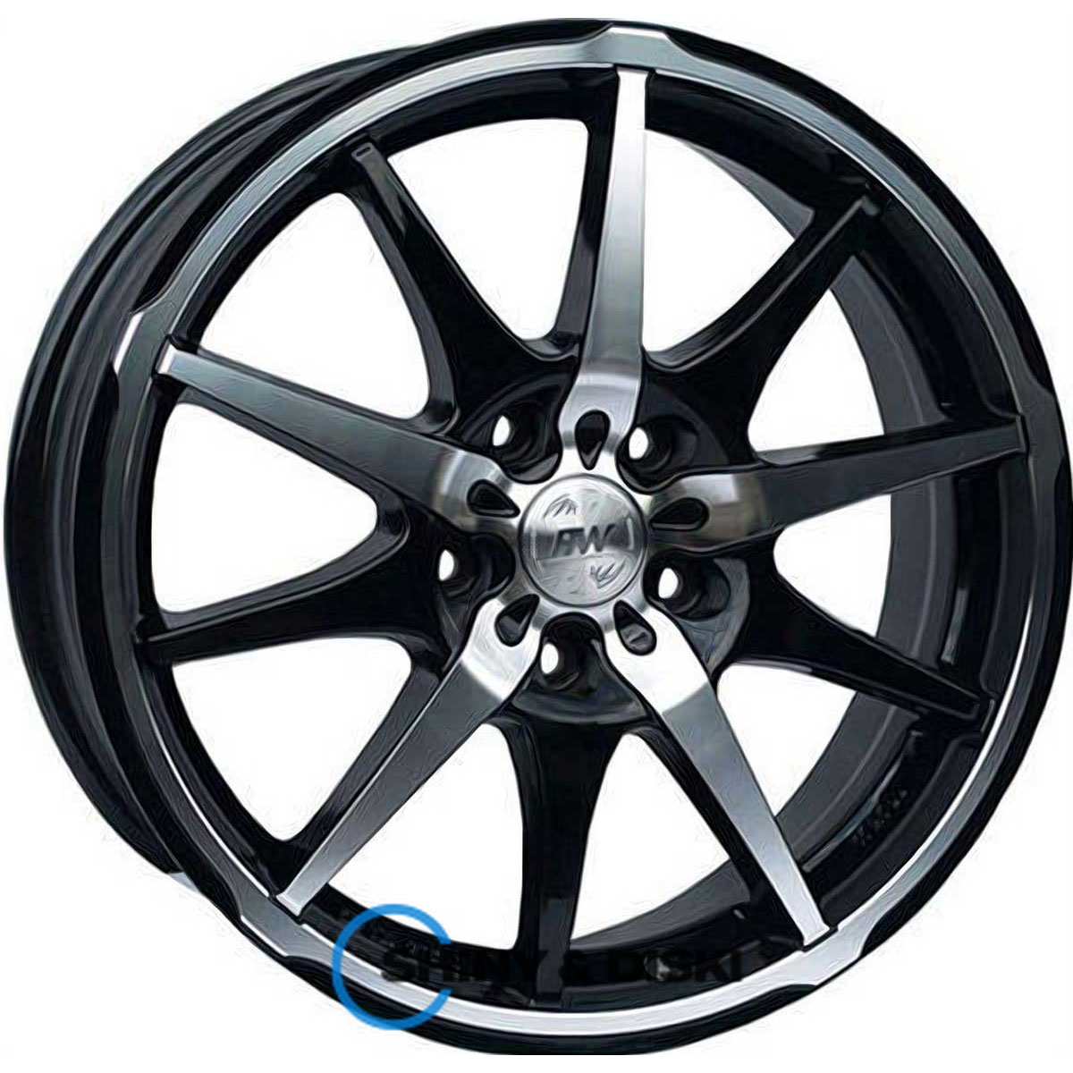 rs tuning h-410 bkfp r17 w7 pcd5x112 et40 dia73.1
