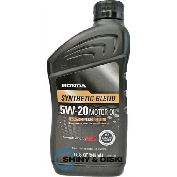Купить масло Honda Motor Oil Synthetic Blend 5W-20 (0.946л)
