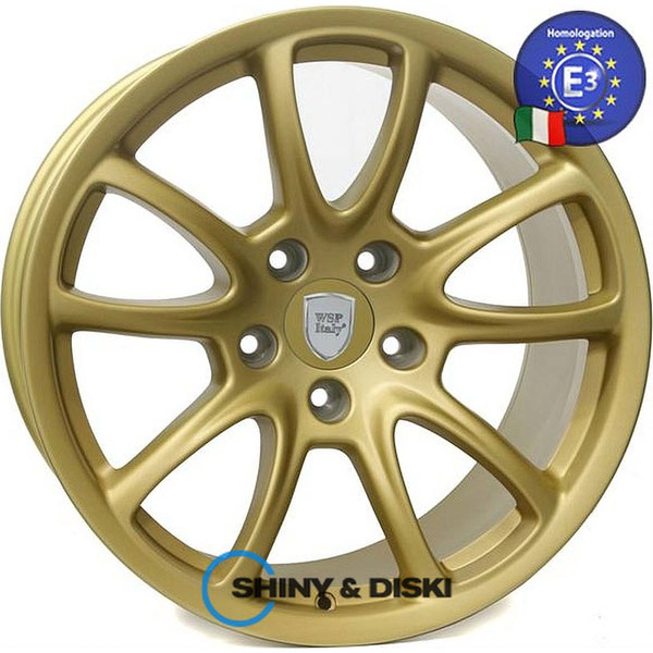 Купить диски WSP Italy Porsche W1052 Corsair Gold R19 W10 PCD5x130 ET45 DIA71.6