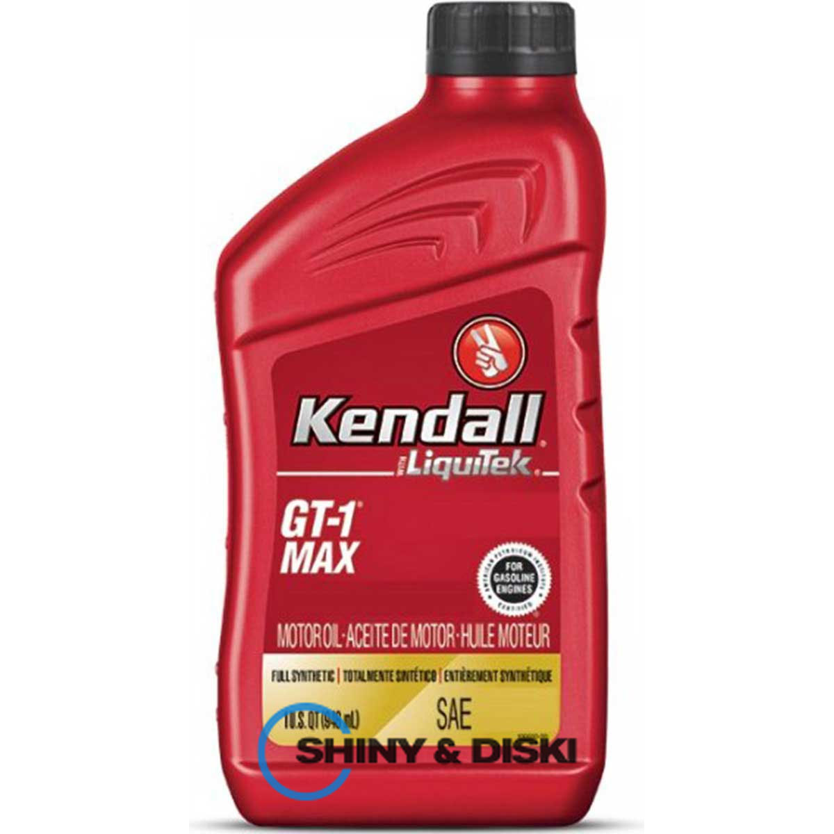 kendall gt-1 max premium full syntethic 5w-20 (0.946 л)