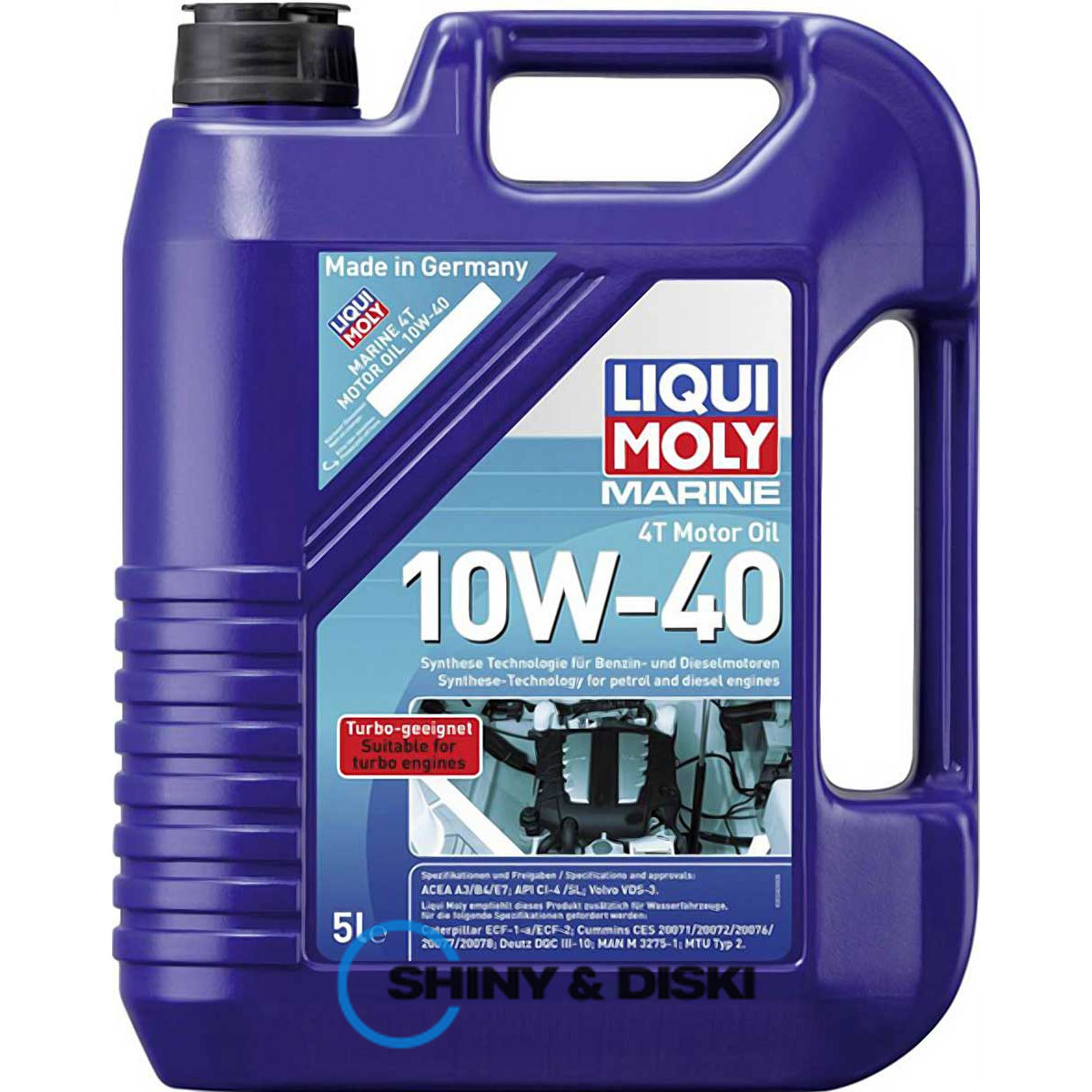 liqui moly marine motor oil 4t 10w-40 (5л)