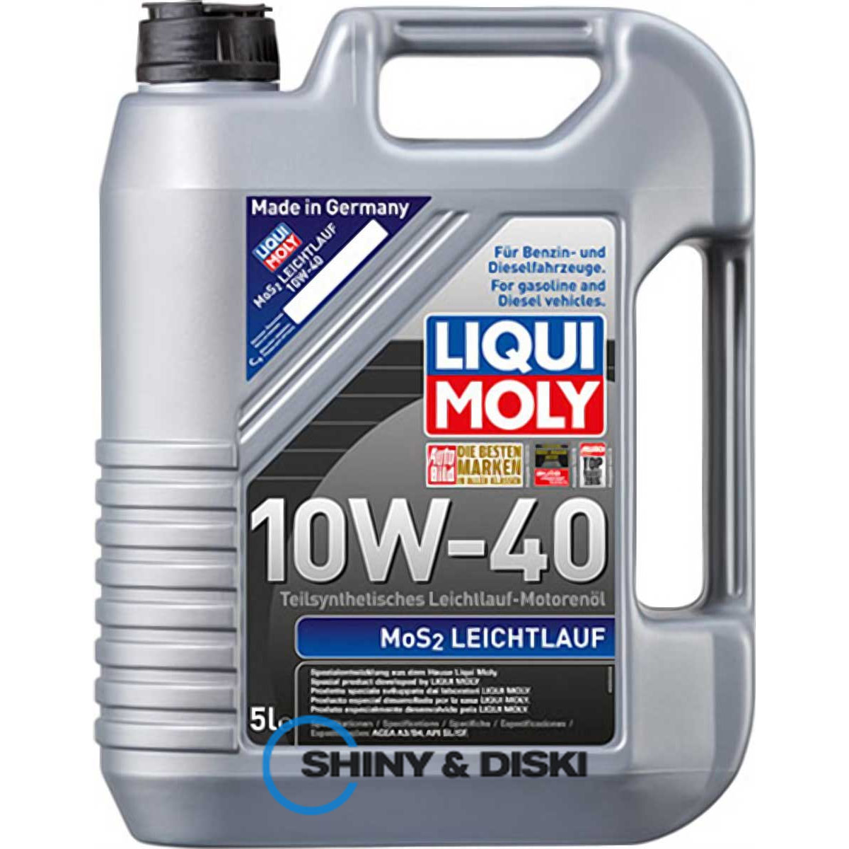 liqui moly mos2 leichtlauf 10w-40 (5л)