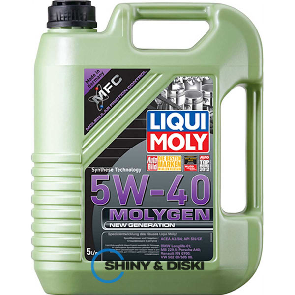 Купити мастило Liqui Moly Molygen New Generation 5W-40 (5л)