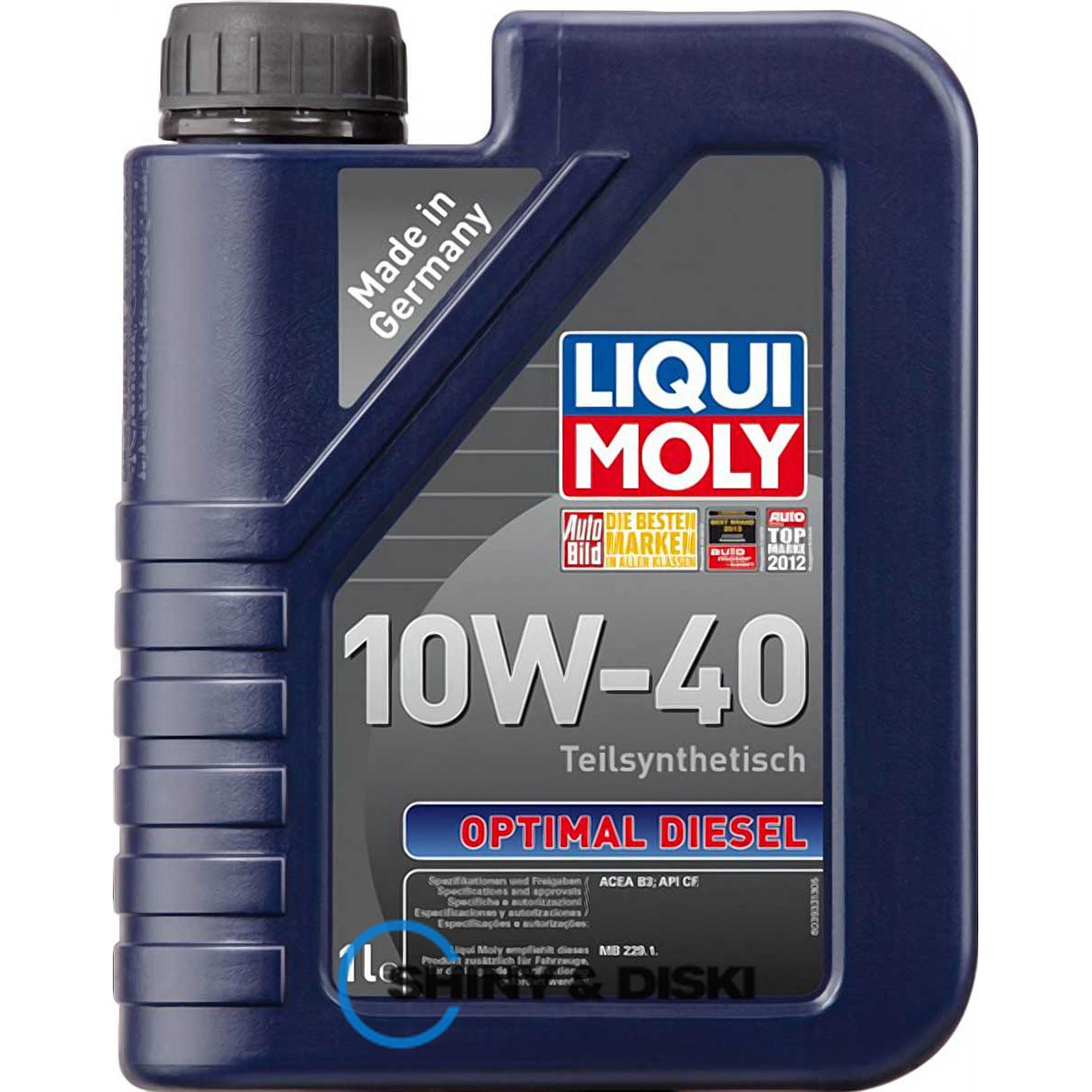 liqui moly optimal diesel 10w-40 (1л)