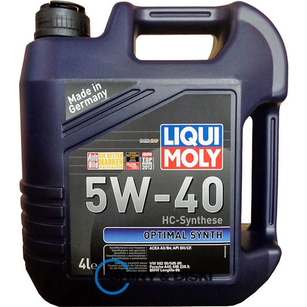 Купить масло Liqui Moly Optimal Synth 5W-40 (4л)