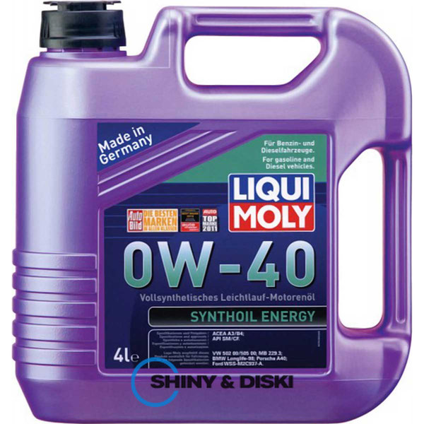 Купити мастило Liqui Moly Synthoil Energy 0W-40 (4л)
