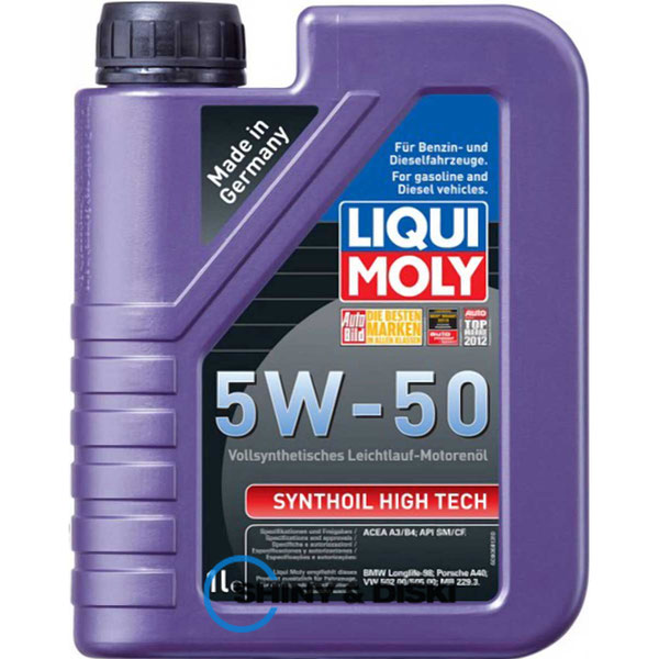 Купить масло Liqui Moly Synthoil High Tech 5W-50 (1л)