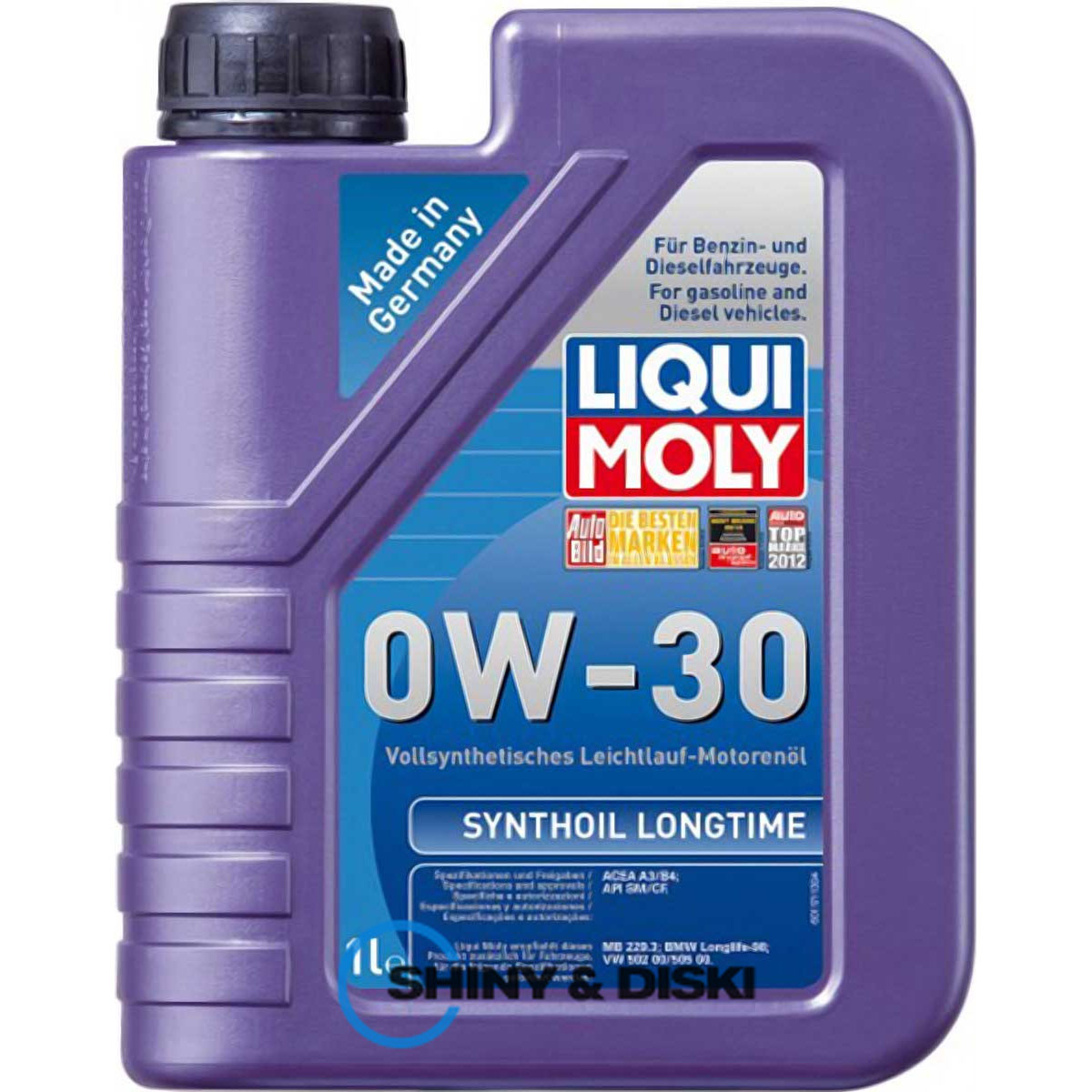 liqui moly synthoil longtime 0w-30 (1л)