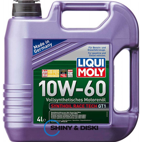 Купить масло Liqui Moly Synthoil Race Tech GT1 10W-60 (4л)