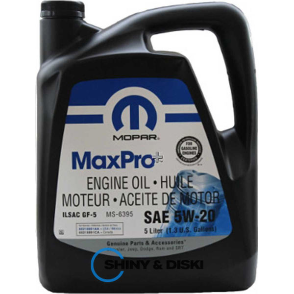 Купить масло MOPAR MaxPro+ Engine Oil