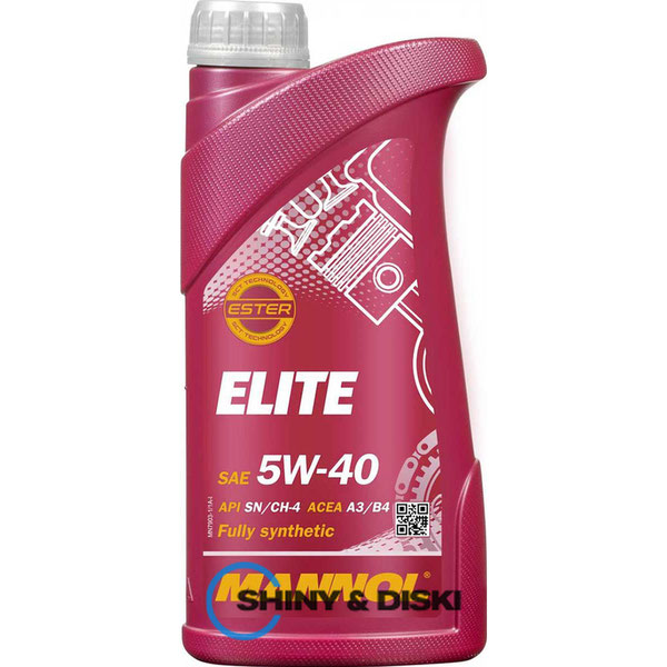 Купить масло Mannol Elite 5W-40 SN/CH-4 (1л)