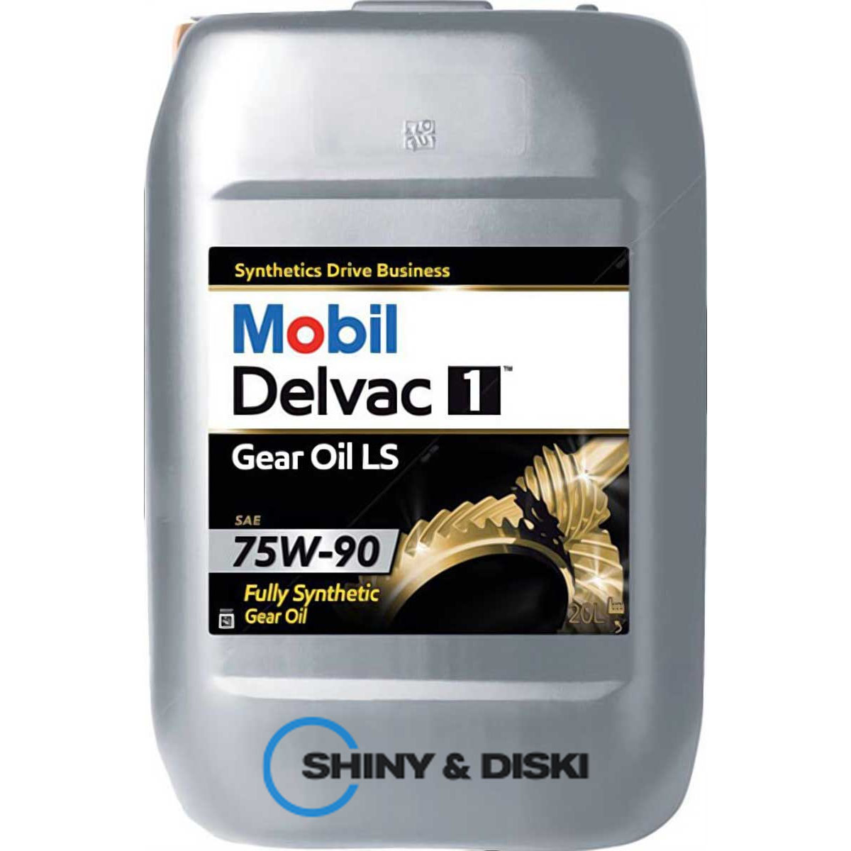 mobil delvac synthetic gear oil 75w-90 (20л)