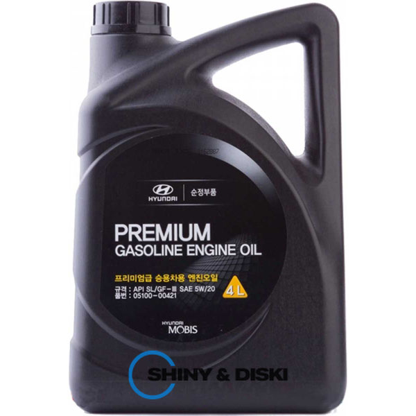 Купить масло Mobis Premium Gasoline SL 5W-20 (4л)