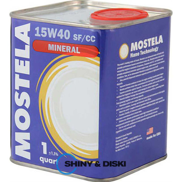 Купить масло Mostela Mineral SF/CC 15W-40 (1л)
