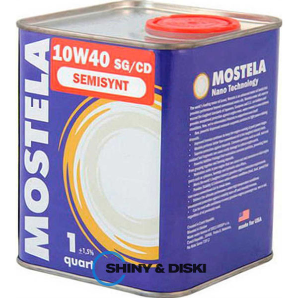 Купити мастило Mostela SEMISYNT SG/CD 10W-40 (1л)