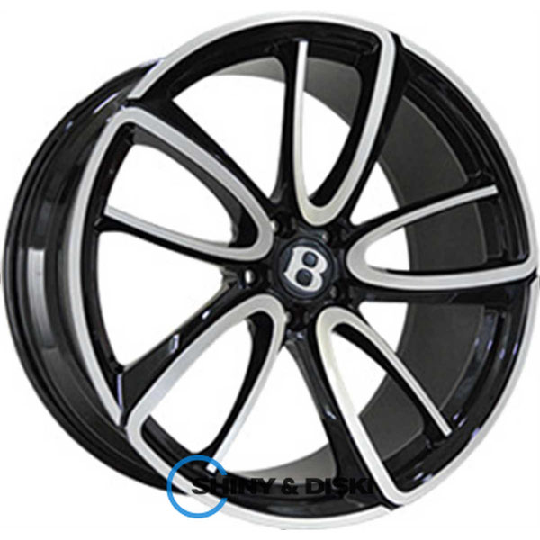 Купити диски Replica Forged BN1040L Gloss Black With Matte Polished R21 W9.5 PCD5x112 ET41 DIA57.1