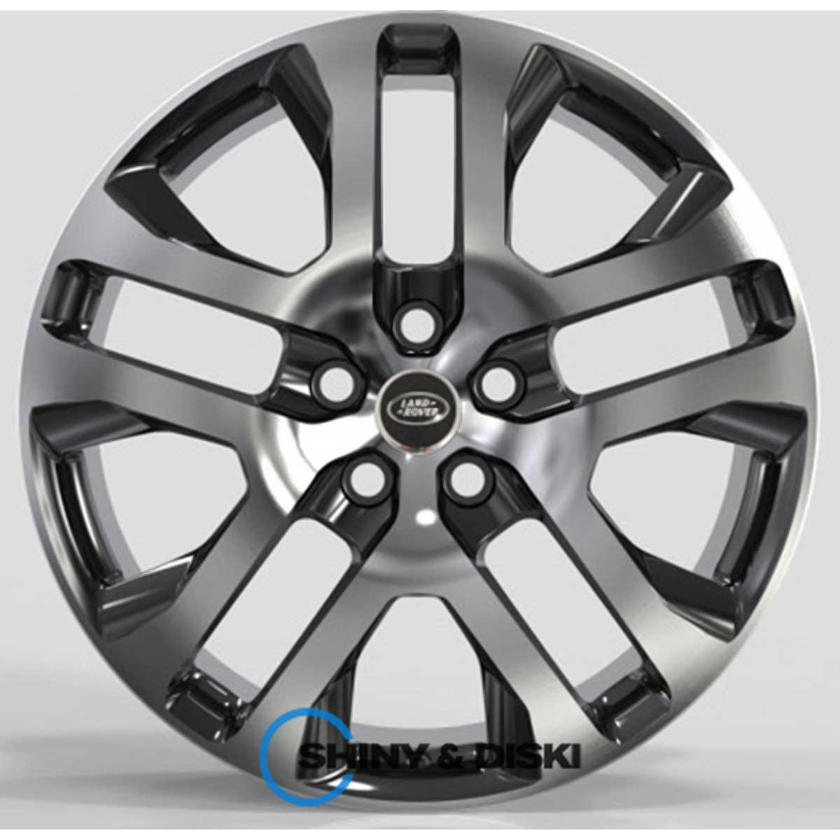 replica forged lr2241 gloss black with machined face r20 w8.5 pcd5x120 et41.5 dia72.6