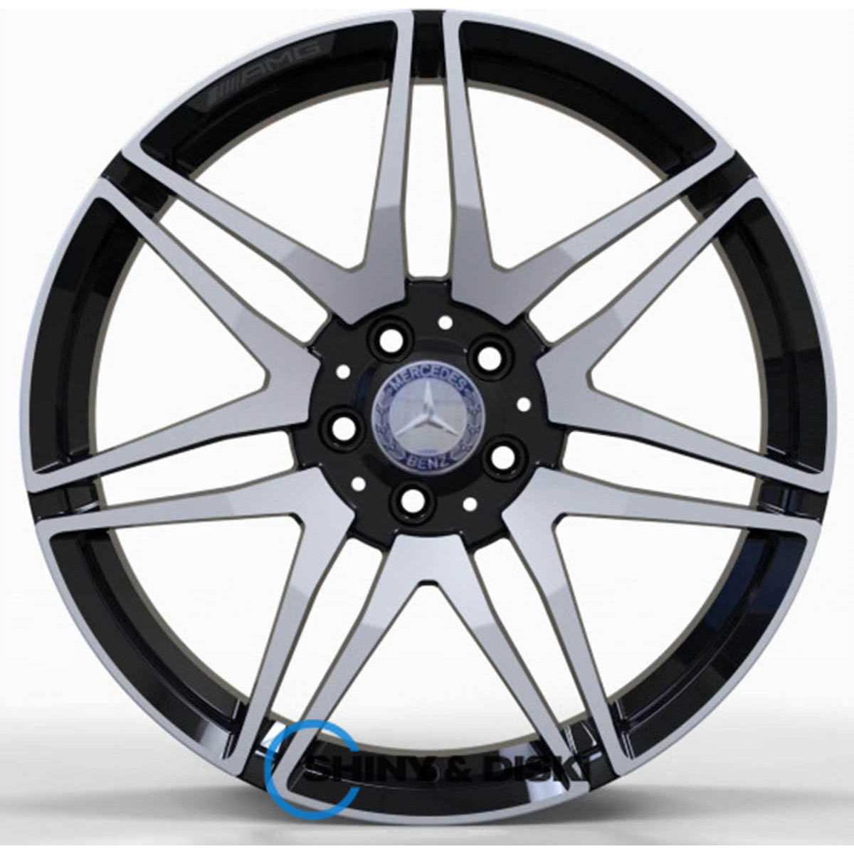 replica forged mr874 gloss black with machined face r19 w8 pcd5x112 et52 dia66.5